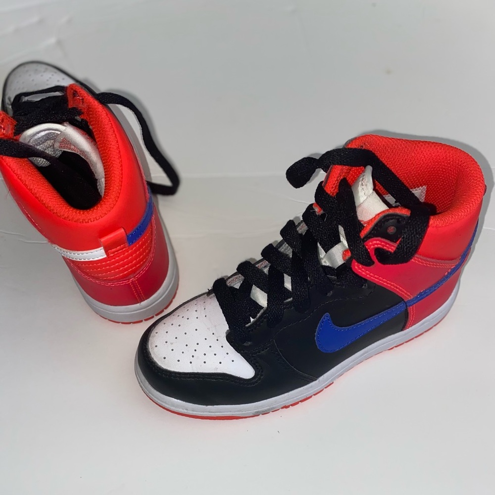 Nike Dunk Kids 12 C Red, white, blue, and black